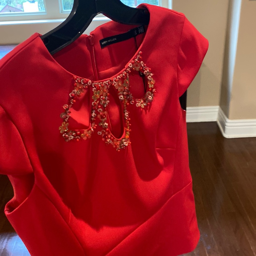 Karen Miller red top .. never worn brand new
